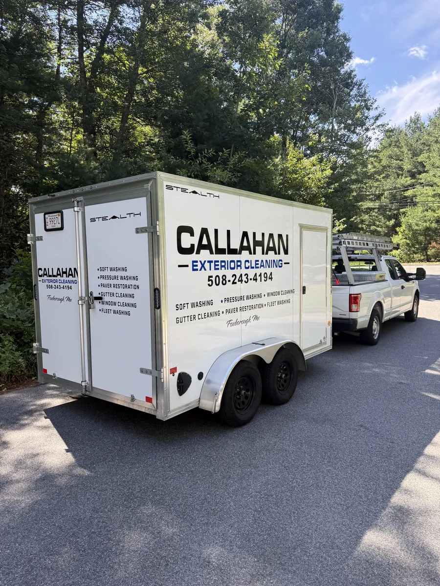 Callahan Exterior Cleaning rig ready for work